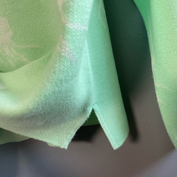 NWT Philosophy Republic Mint Green Jellyfish Print Jacquard Sweater. Size Large - Picture 6 of 8